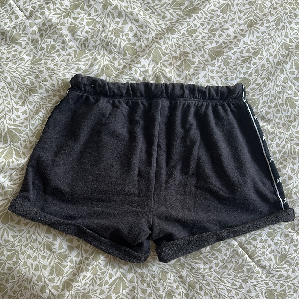 PINK Victoria's Secret Black Shorts with Drawstring - Picture 2 of 5